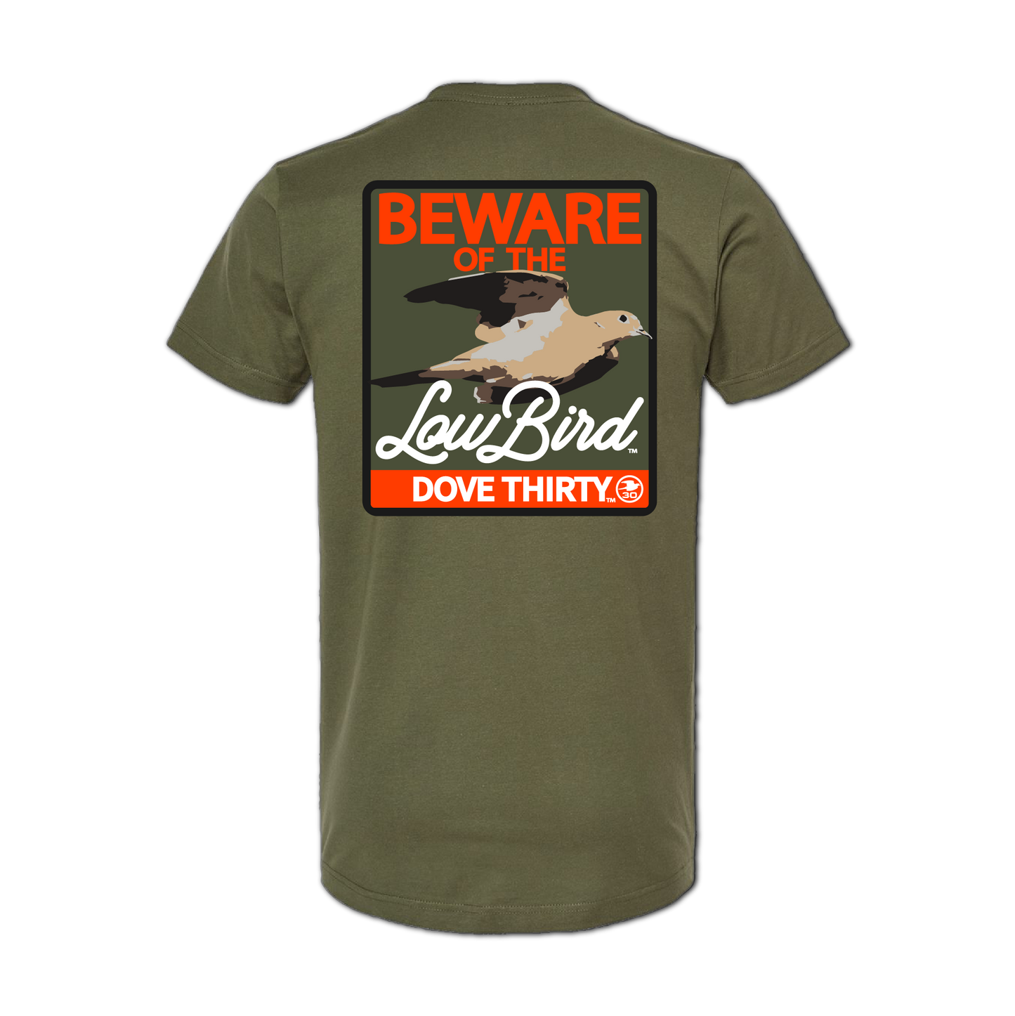 DOVE THIRTY™ | LOW BIRD SHIRT | OLIVE GREEN