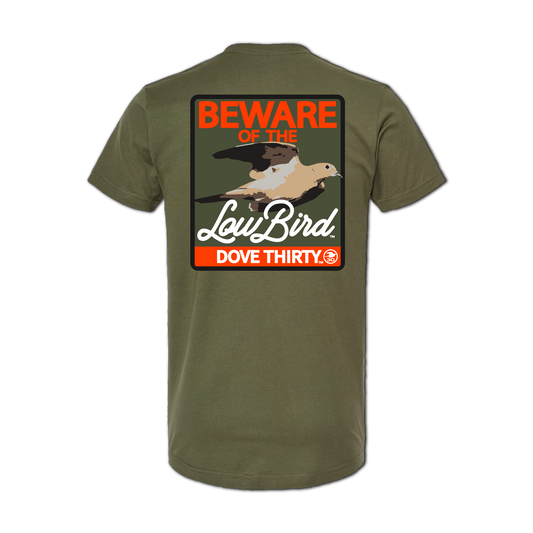 DOVE THIRTY™ | LOW BIRD SHIRT | OLIVE GREEN