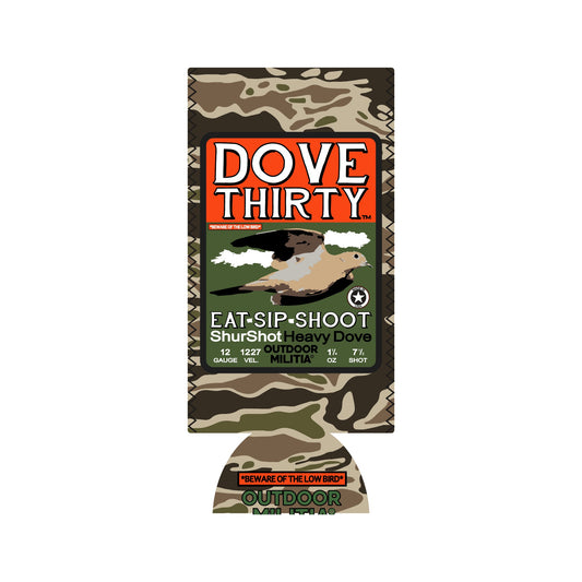 DOVE THIRTY™ KOOZIE | SLIM CAN | SKYBUSTER CAMO