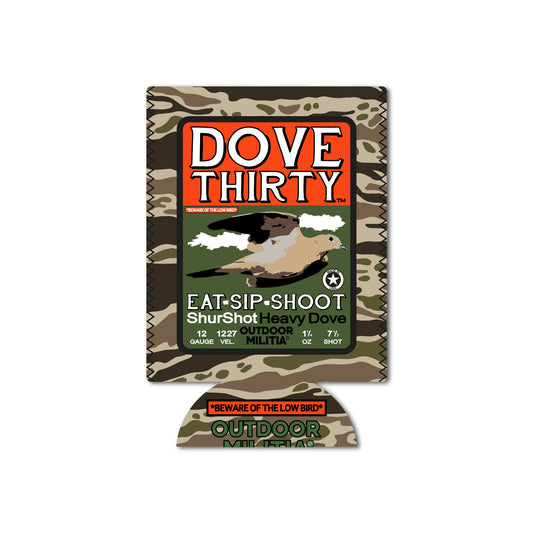 DOVE THIRTY™ KOOZIE | REGULAR CAN | SKYBUSTER CAMO