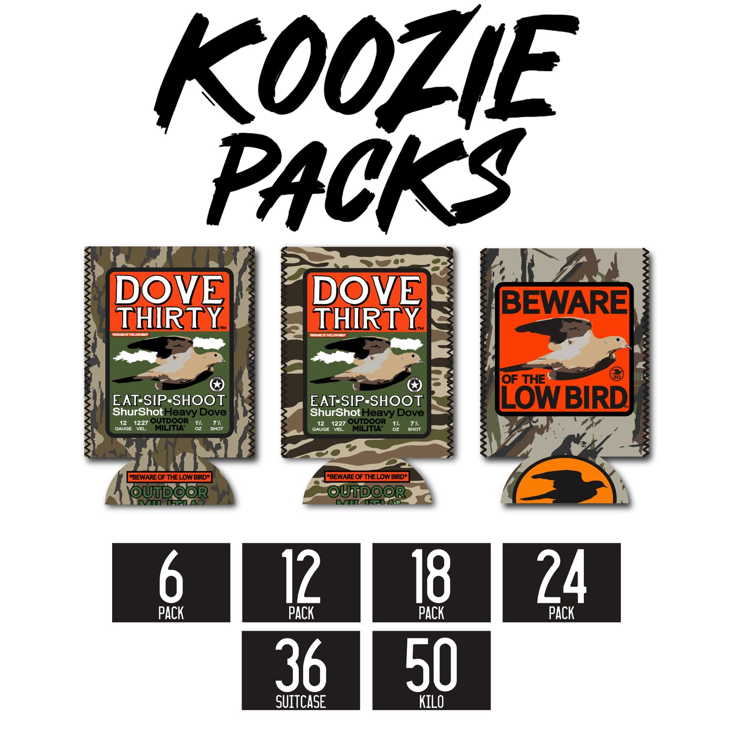 DOVE THIRTY™ | KOOZIE PACKS