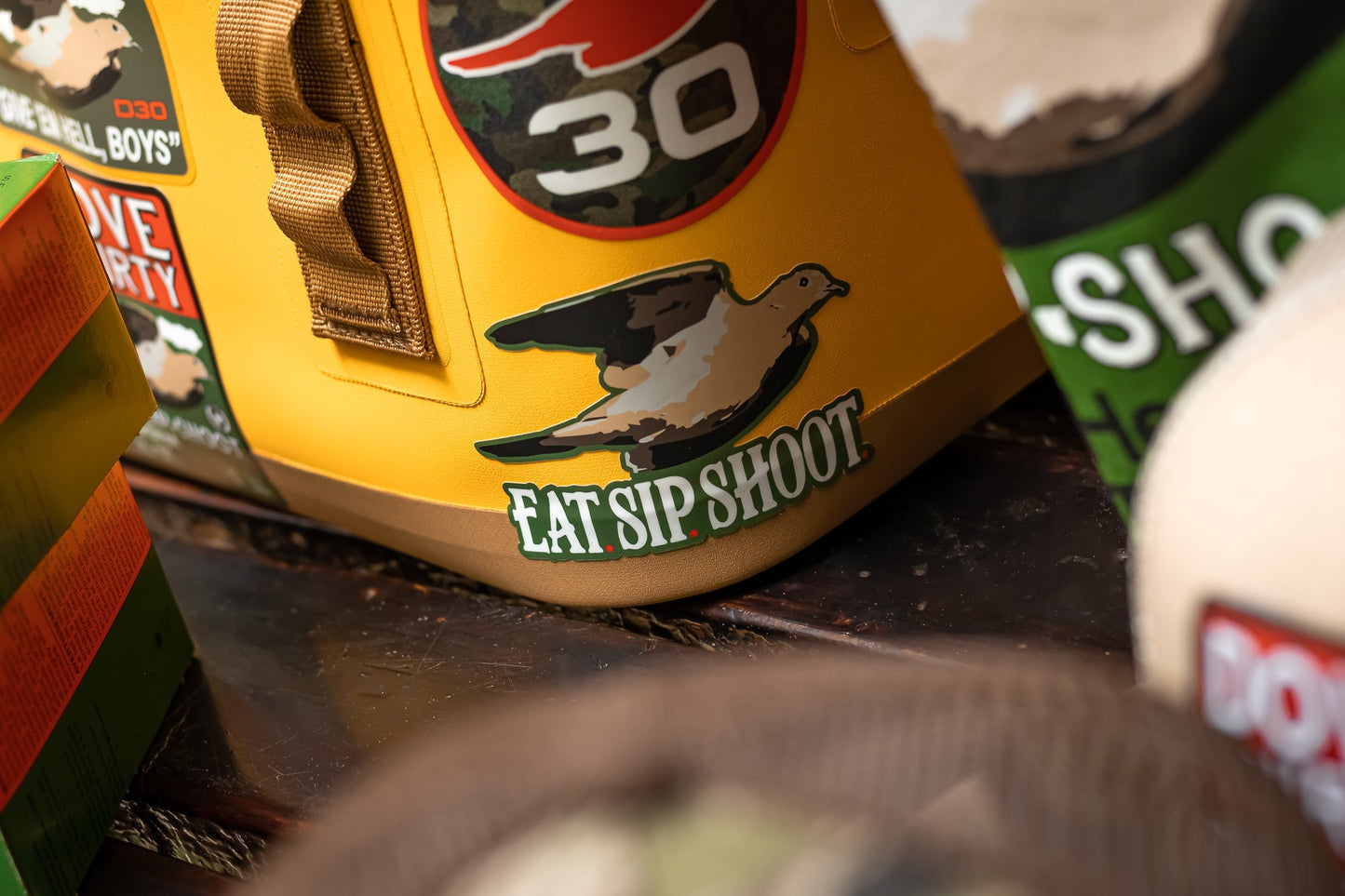 Eat. Sip. Shoot.™ Decal - Outdoor Militia®