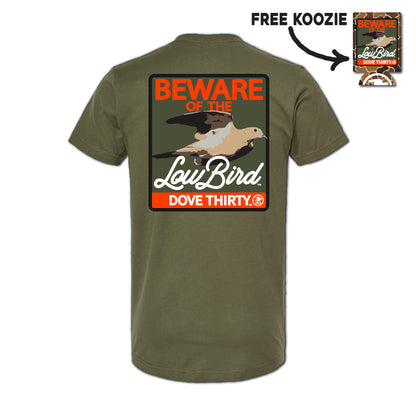 DOVE THIRTY™ | LOW BIRD SHIRT | OLIVE GREEN