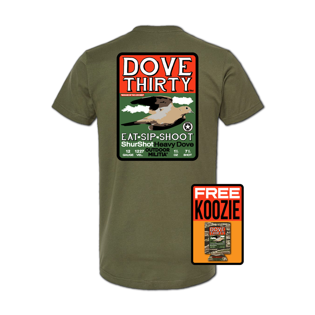 DOVE THIRTY™ SHIRT OLIVE OUTDOOR MILITIA
