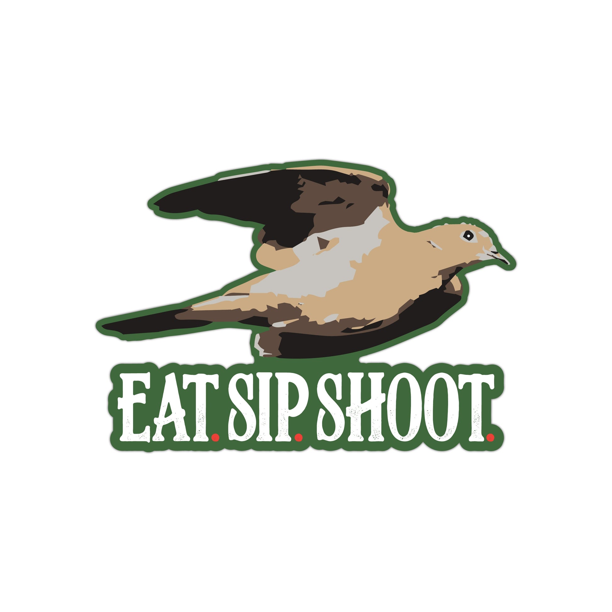 Eat. Sip. Shoot.™ Decal - Outdoor Militia®